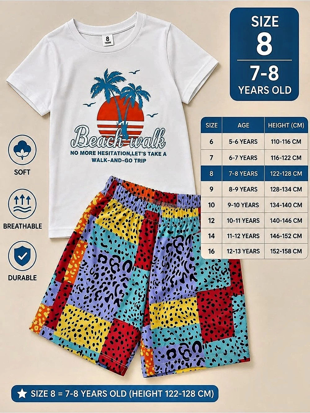 Kids Matching Set Size 8 NWT